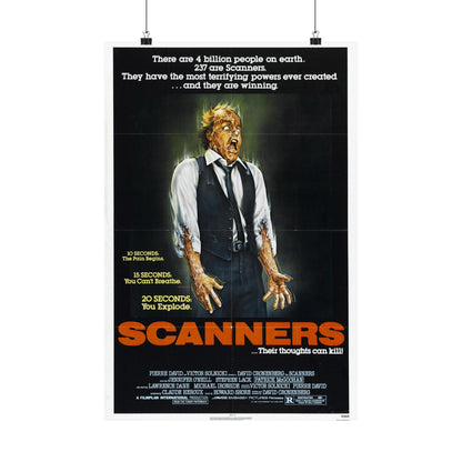 SCANNERS 1981 - Paper Movie Poster-16″ x 24″-The Sticker Space