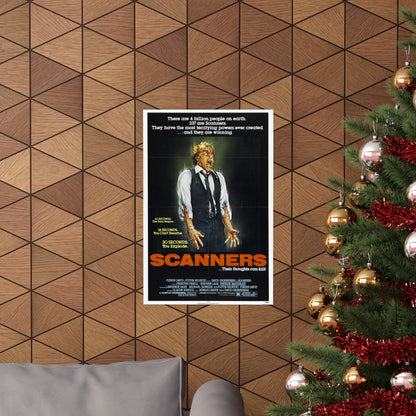 SCANNERS 1981 - Paper Movie Poster-The Sticker Space