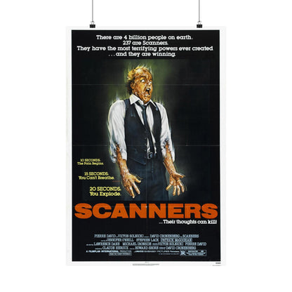 SCANNERS 1981 - Paper Movie Poster-20″ x 30″-The Sticker Space