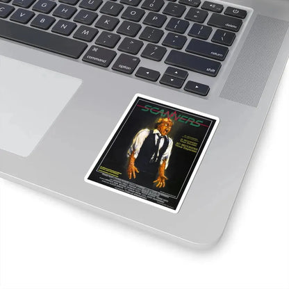 SCANNERS (FRENCH) 1981 Movie Poster - STICKER Vinyl Kiss-Cut Decal - The Sticker Space