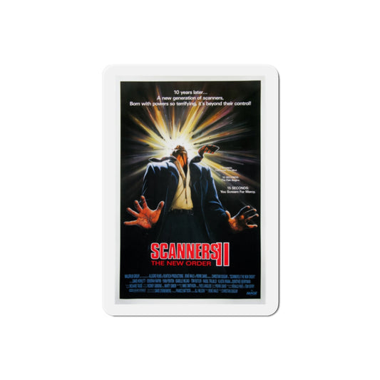 Scanners II 1991 Movie Poster Die-Cut Magnet-2" x 2"-The Sticker Space