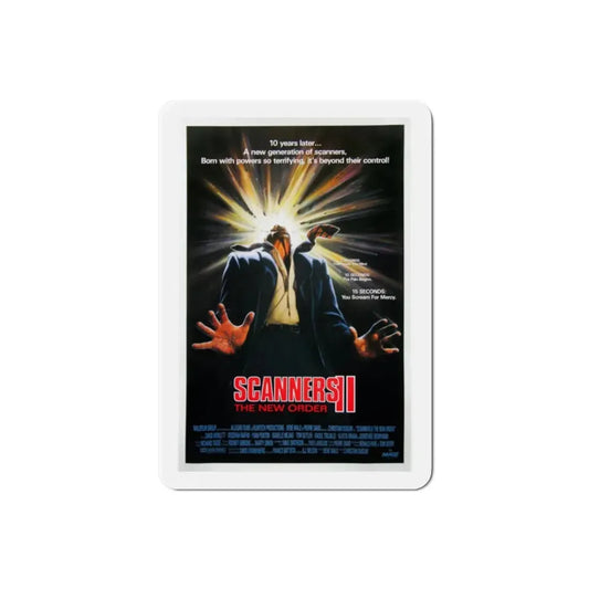 Scanners II 1991 Movie Poster Refrigerator Magnet 2 Inch - The Sticker Space