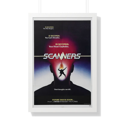 SCANNERS (TEASER) 1981 - Framed Movie Poster-20" x 30"-The Sticker Space