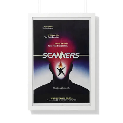 SCANNERS (TEASER) 1981 - Framed Movie Poster - The Sticker Space