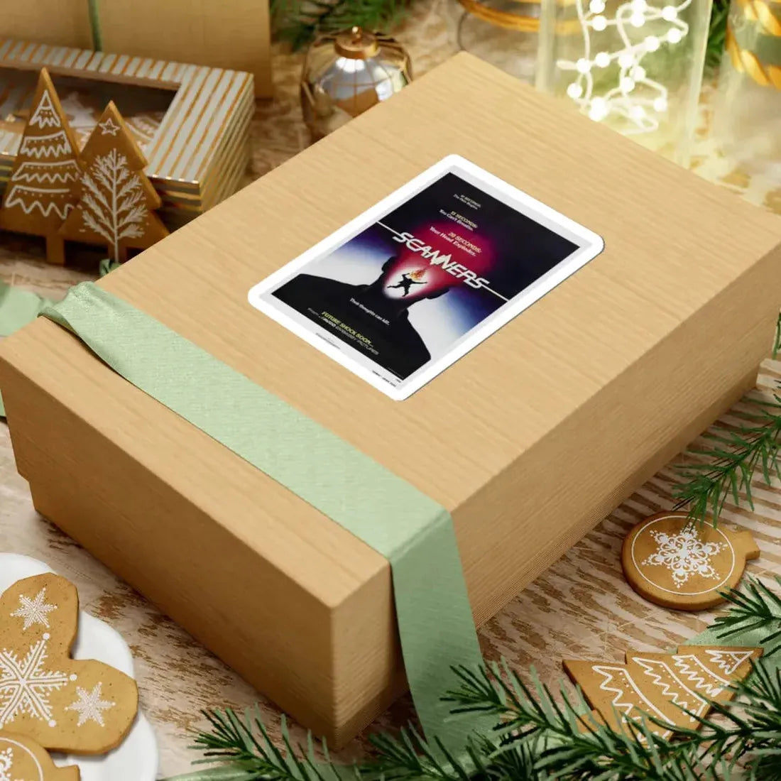 SCANNERS (TEASER) 1981 Movie Poster - STICKER Vinyl Kiss-Cut Decal - The Sticker Space