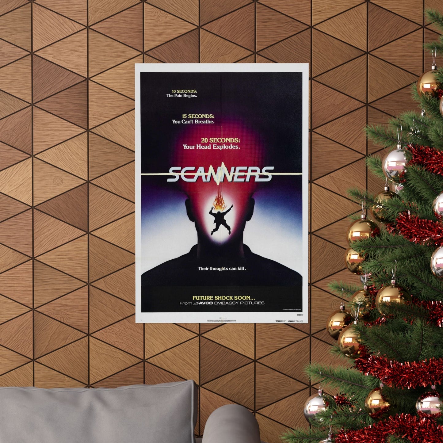 SCANNERS (TEASER) 1981 - Paper Movie Poster-The Sticker Space