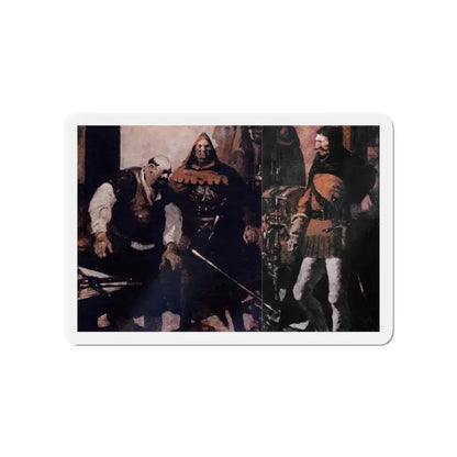 Scapegallows Spoils (2), Blue Book Magazine, June 1950 (Magazine Illustration) Refrigerator Magnet - The Sticker Space