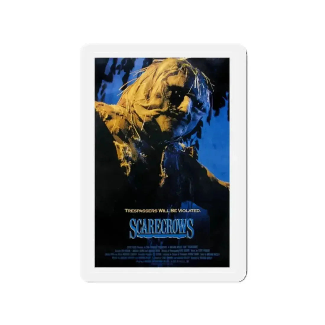 SCARECROWS 1988 Movie Poster - Refrigerator Magnet 2 Inch Die-Cut - The Sticker Space