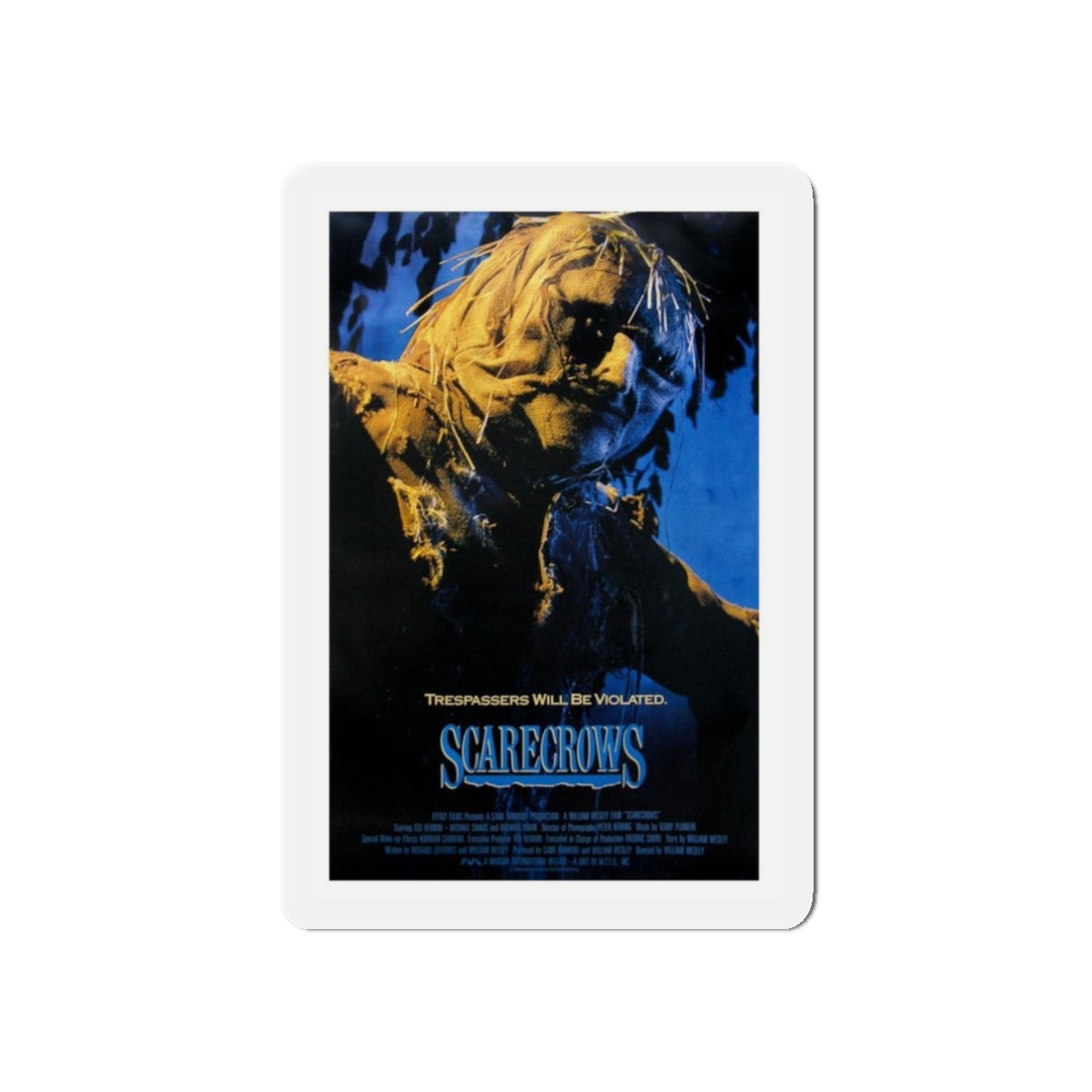 SCARECROWS 1988 Movie Poster - Refrigerator Magnet-3" x 3"-The Sticker Space