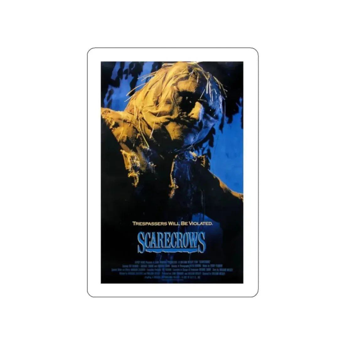 SCARECROWS 1988 Movie Poster STICKER Vinyl Die-Cut Decal 2 Inch - The Sticker Space