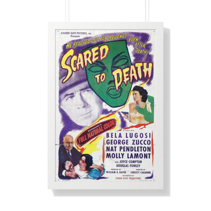 SCARED TO DEATH 1946 - Framed Movie Poster-20" x 30"-The Sticker Space