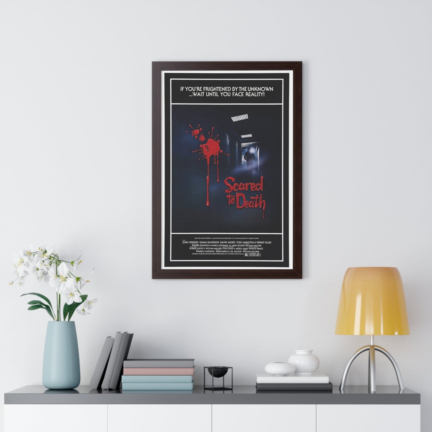 SCARED TO DEATH 1980 - Framed Movie Poster-The Sticker Space