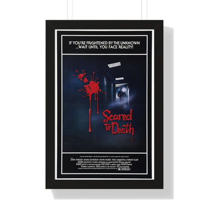 SCARED TO DEATH 1980 - Framed Movie Poster-16″ x 24″-The Sticker Space