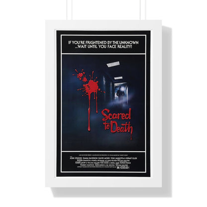 SCARED TO DEATH 1980 - Framed Movie Poster-16″ x 24″-The Sticker Space