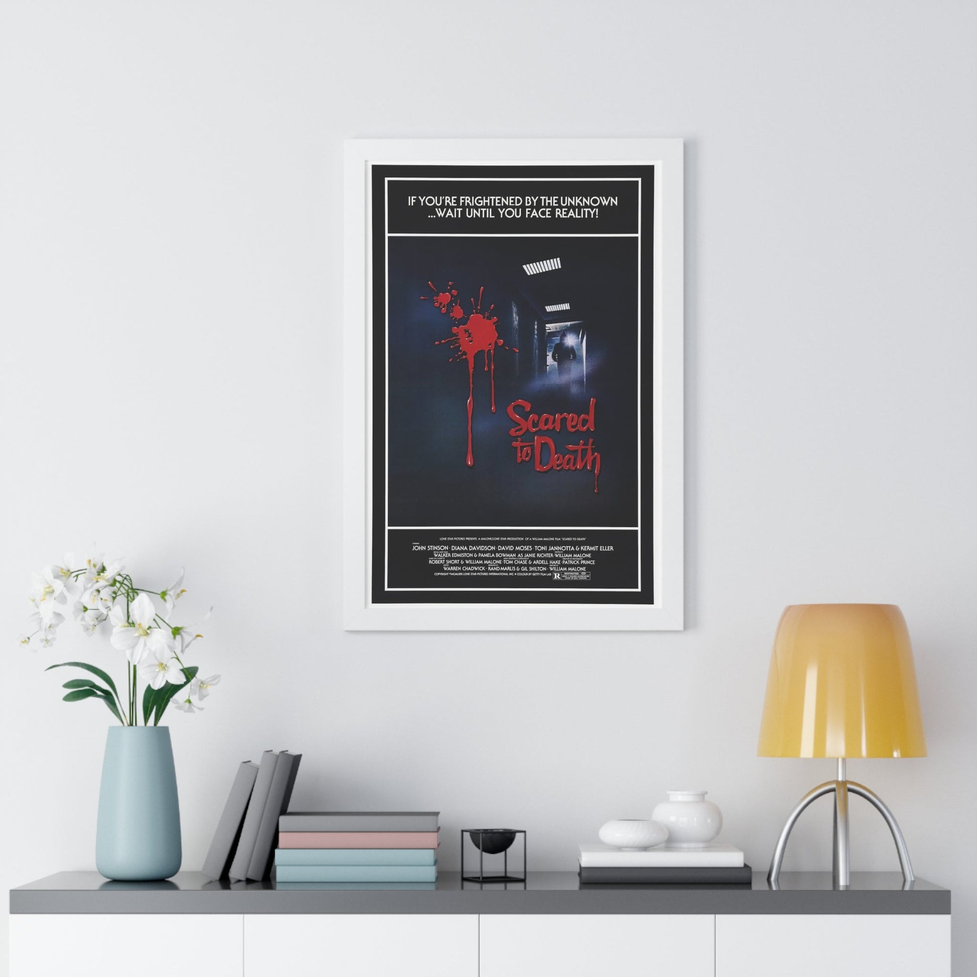 SCARED TO DEATH 1980 - Framed Movie Poster-The Sticker Space