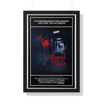 SCARED TO DEATH 1980 - Framed Movie Poster-20" x 30"-The Sticker Space