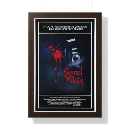 SCARED TO DEATH 1980 - Framed Movie Poster - The Sticker Space
