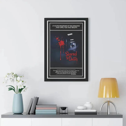 SCARED TO DEATH 1980 - Framed Movie Poster - The Sticker Space