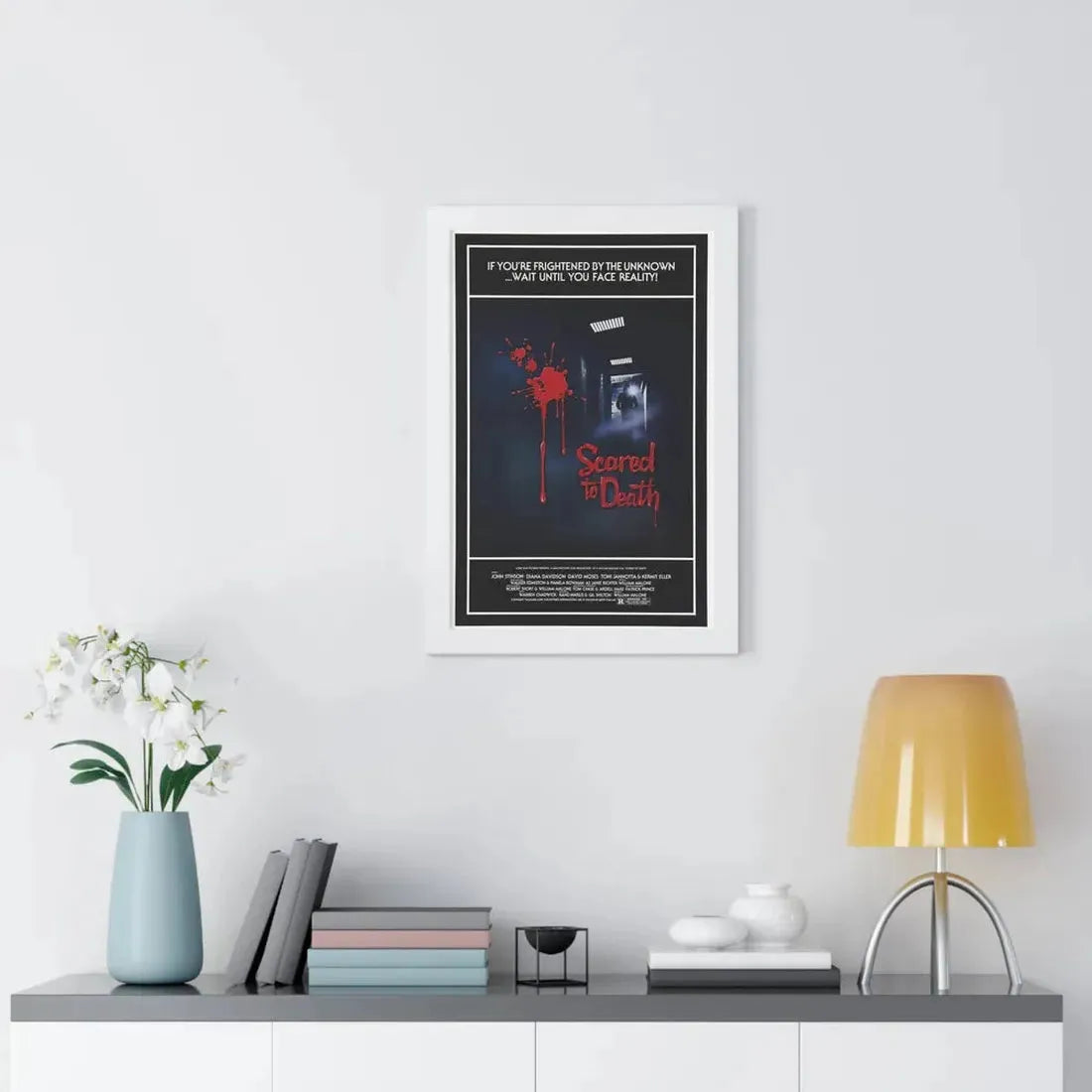 SCARED TO DEATH 1980 - Framed Movie Poster - The Sticker Space