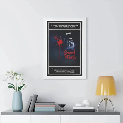 SCARED TO DEATH 1980 - Framed Movie Poster - The Sticker Space