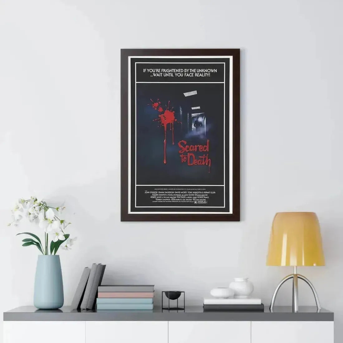 SCARED TO DEATH 1980 - Framed Movie Poster - The Sticker Space
