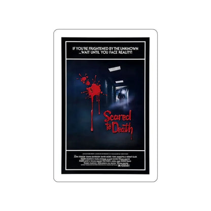 SCARED TO DEATH 1980 Movie Poster STICKER Vinyl Die-Cut Decal 2 Inch - The Sticker Space