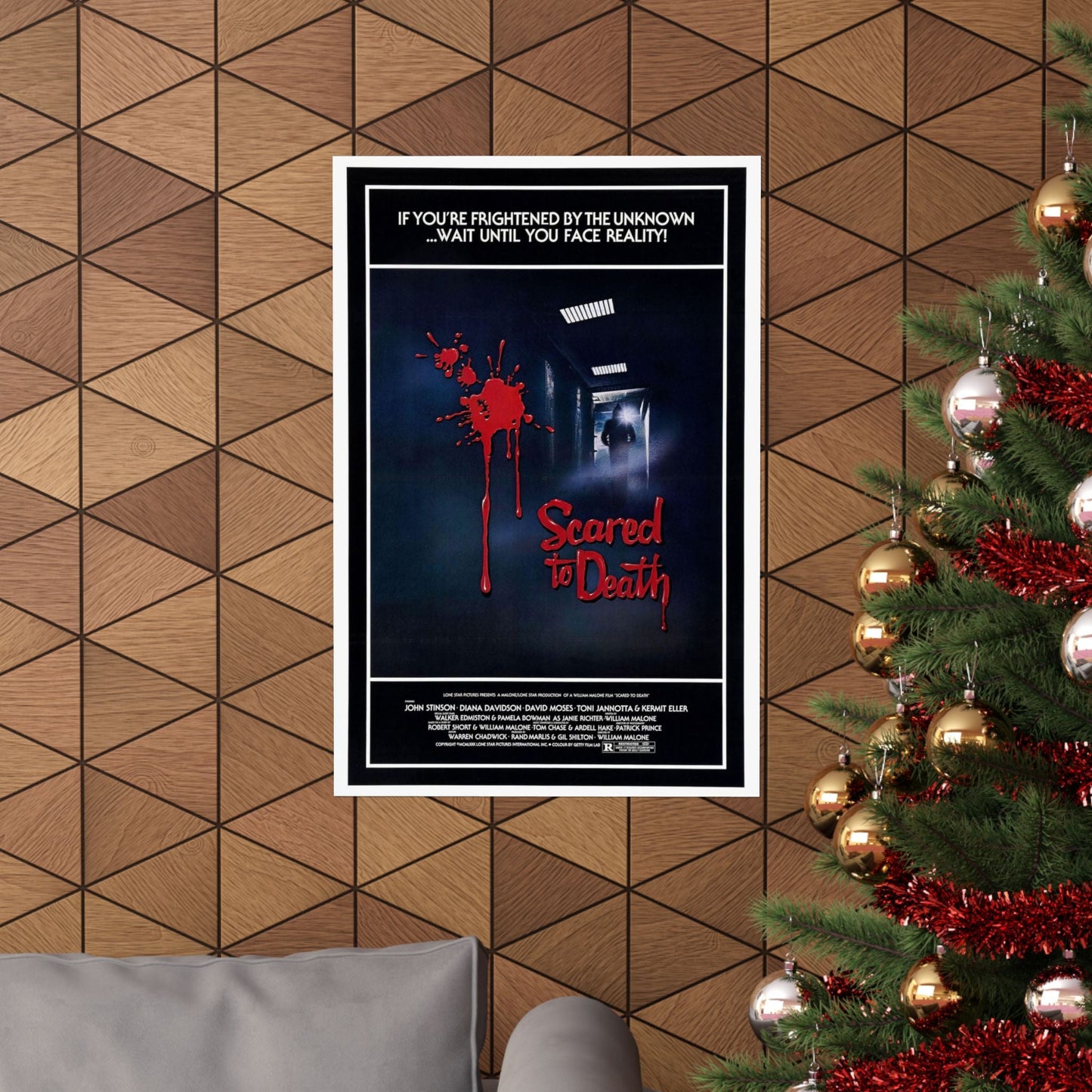 SCARED TO DEATH 1980 - Paper Movie Poster-The Sticker Space