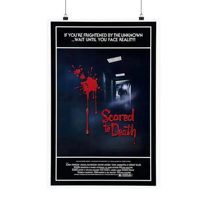 SCARED TO DEATH 1980 - Paper Movie Poster 16″ x 24″ Matte - The Sticker Space