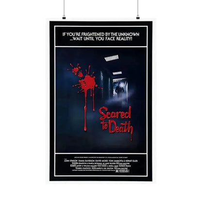 SCARED TO DEATH 1980 - Paper Movie Poster 24″ x 36″ Matte - The Sticker Space
