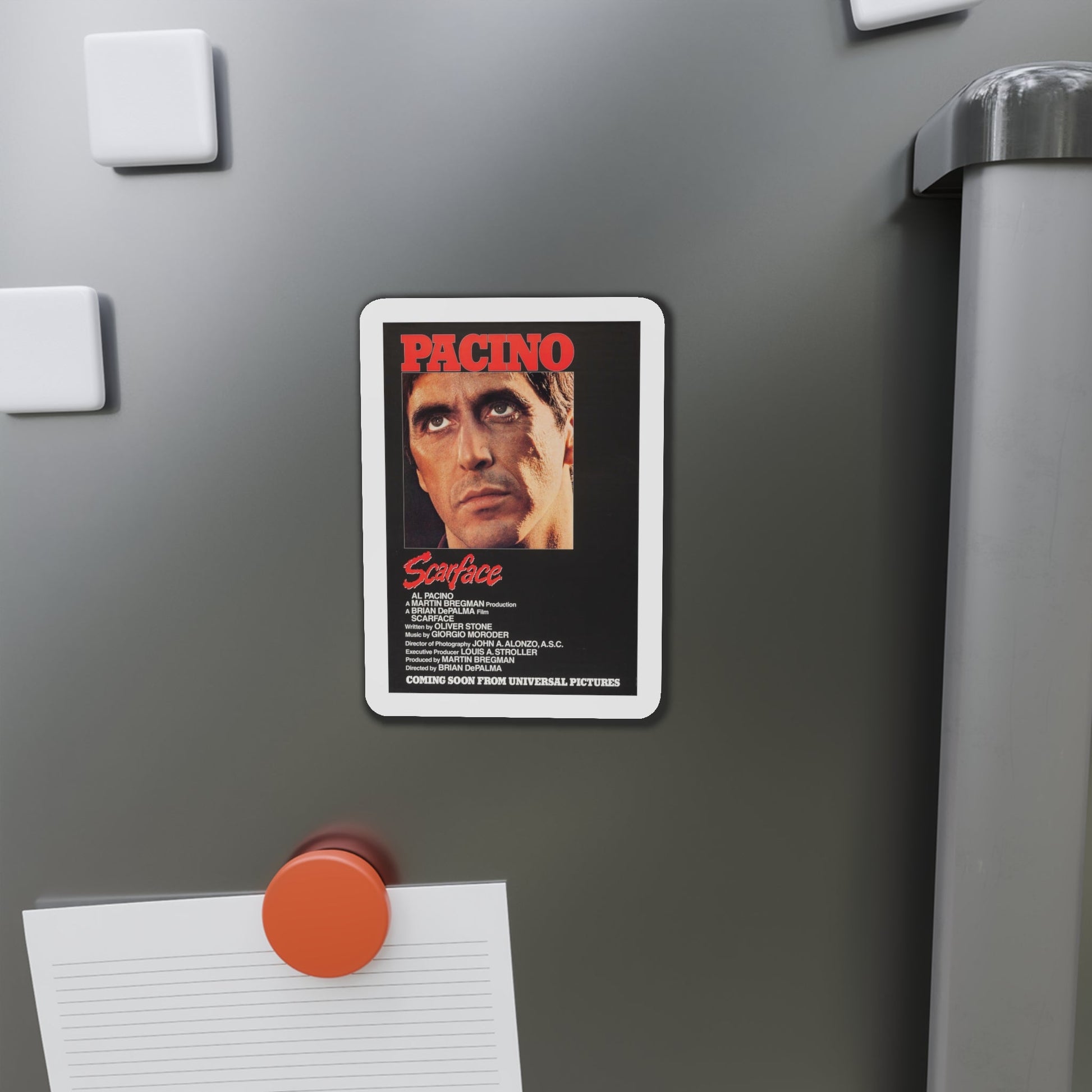 Scarface 1983 Movie Poster Die-Cut Magnet-The Sticker Space