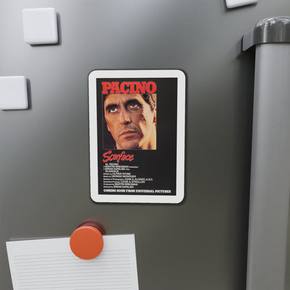 Scarface 1983 Movie Poster Die-Cut Magnet-The Sticker Space