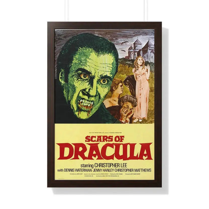 SCARS OF DRACULA 1970 - Framed Movie Poster - The Sticker Space