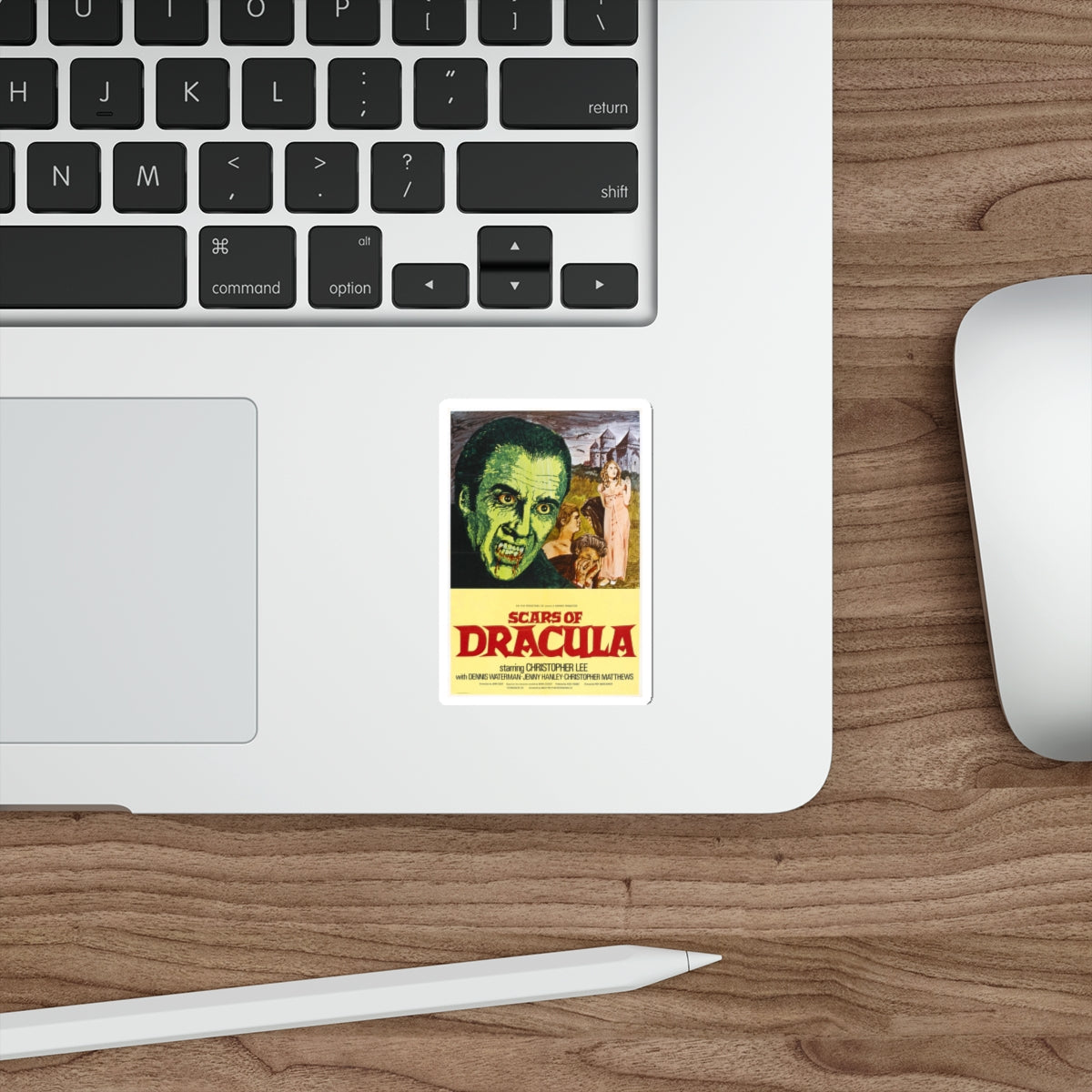 SCARS OF DRACULA 1970 Movie Poster STICKER Vinyl Die-Cut Decal-The Sticker Space