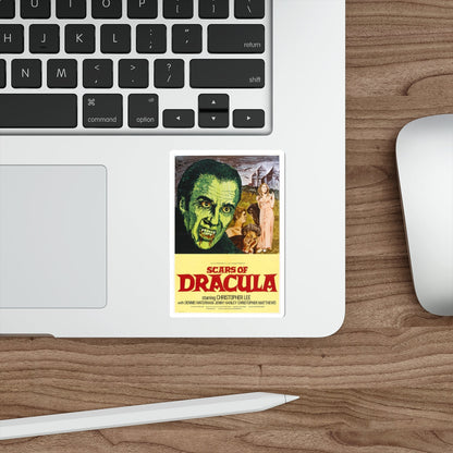 SCARS OF DRACULA 1970 Movie Poster STICKER Vinyl Die-Cut Decal-The Sticker Space