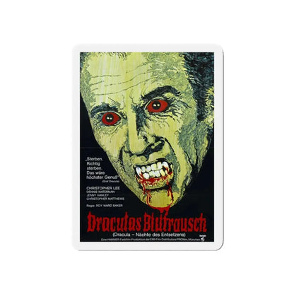 SCARS OF DRACULA (GERMAN) 1970 Movie Poster - Refrigerator Magnet - The Sticker Space