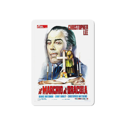 SCARS OF DRACULA (ITALIAN) 1970 Movie Poster - Refrigerator Magnet-4" x 4"-The Sticker Space