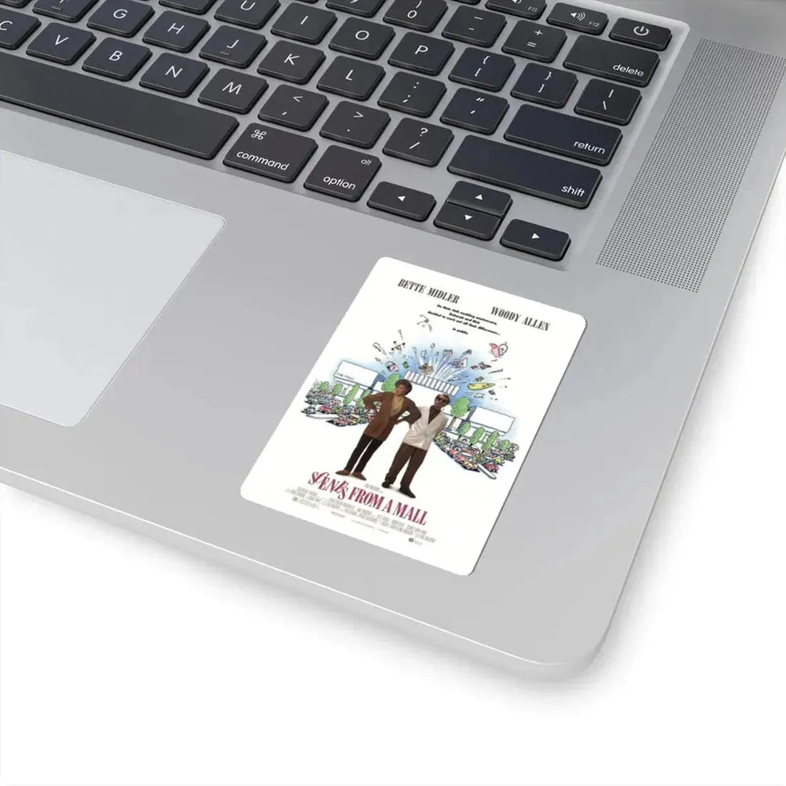 Scenes From a Mall 1991 Movie Poster - STICKER Vinyl Kiss-Cut Decal - The Sticker Space