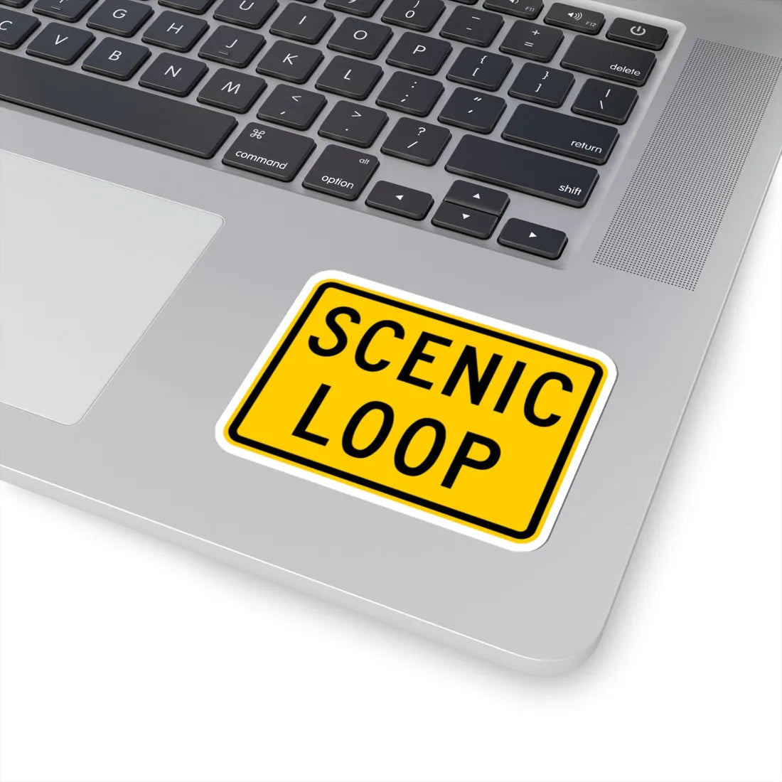 Scenic Loop plate Wyoming (Wyoming) (Road Sign) STICKER Vinyl Kiss-Cut Decal - The Sticker Space