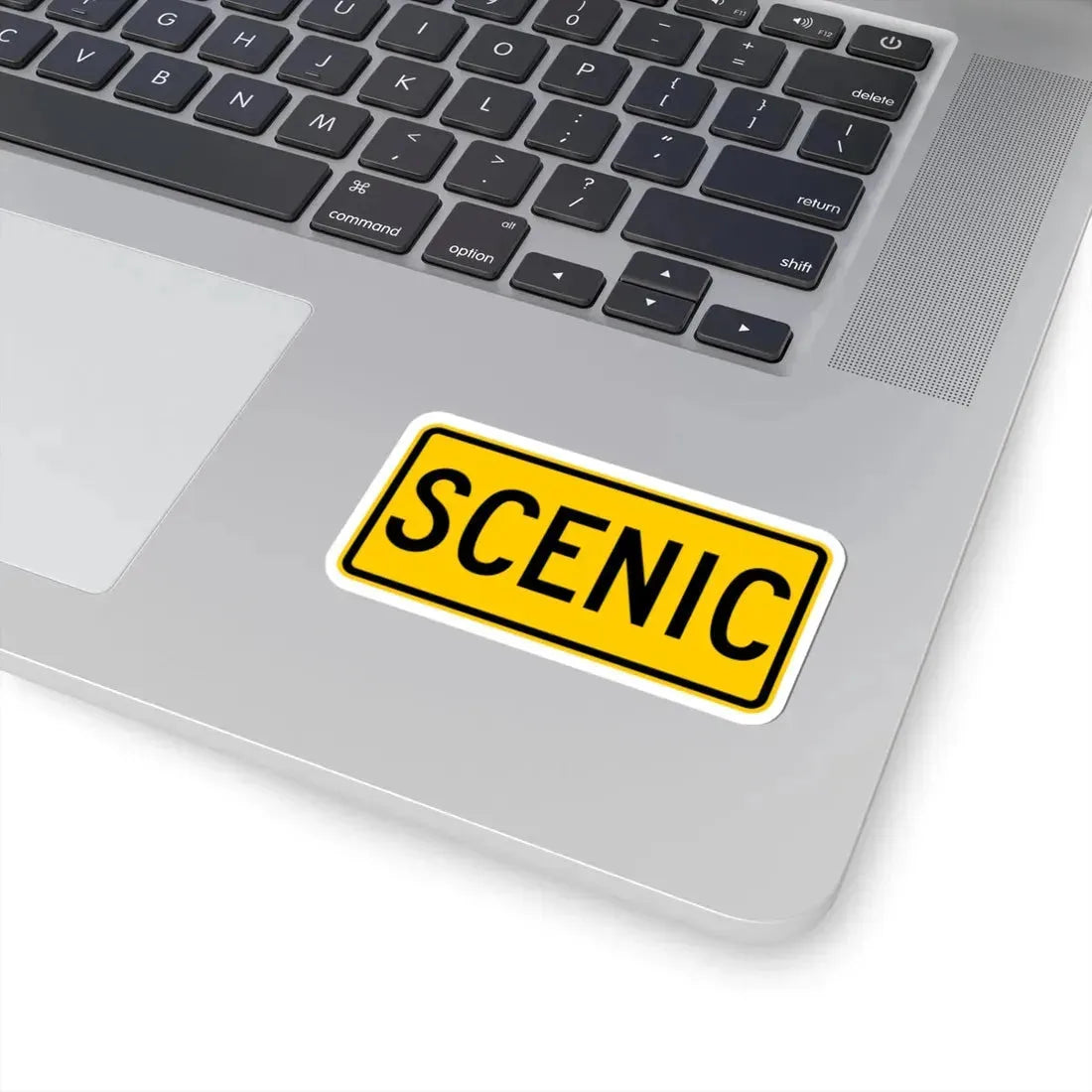 Scenic plate Wyoming (Wyoming) (Road Sign) STICKER Vinyl Kiss-Cut Decal - The Sticker Space