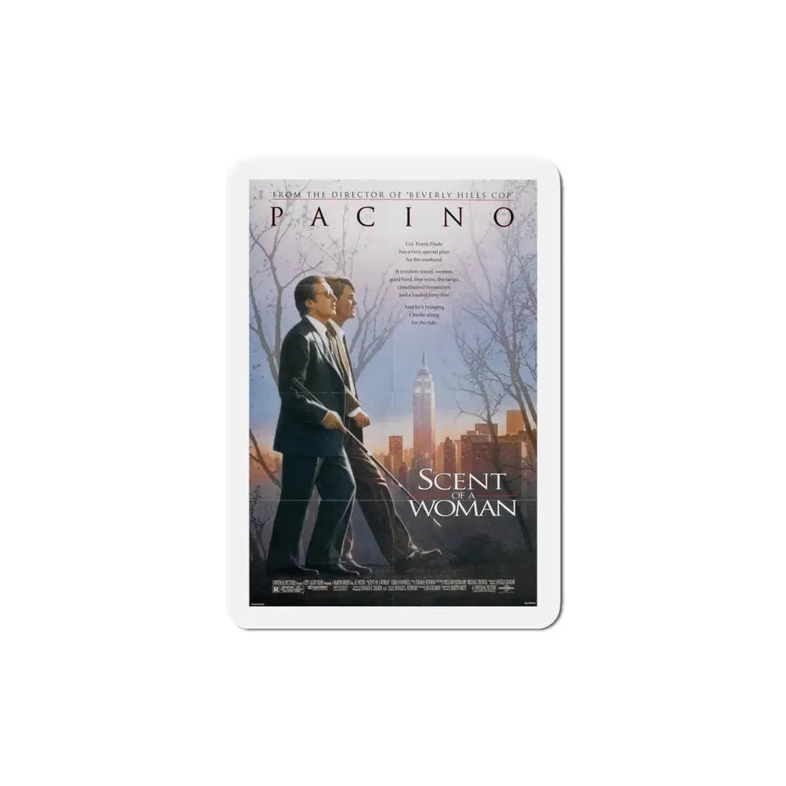 Scent of a Woman 1992 Movie Poster Refrigerator Magnet 6 Inch - The Sticker Space