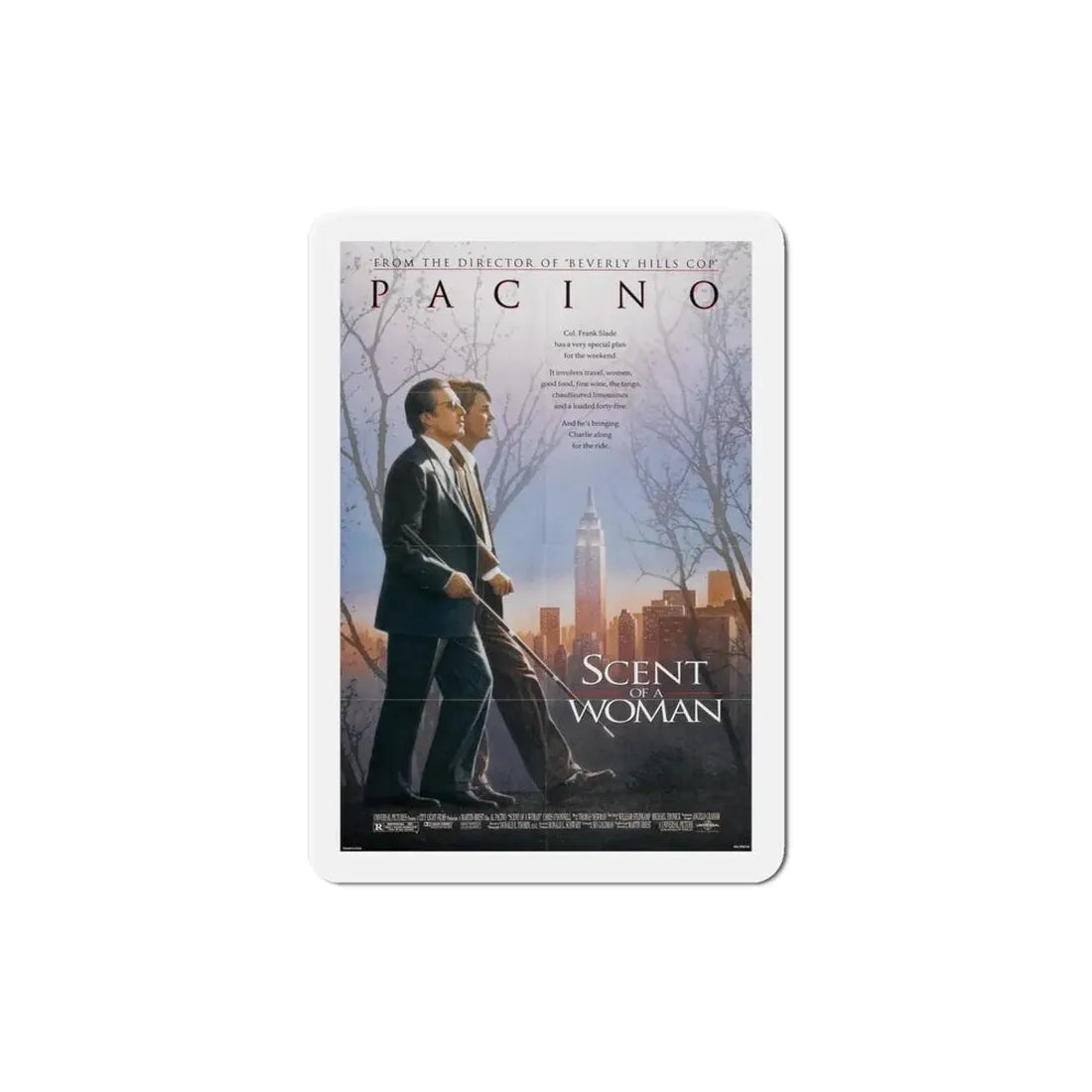 Scent of a Woman 1992 Movie Poster Refrigerator Magnet - The Sticker Space
