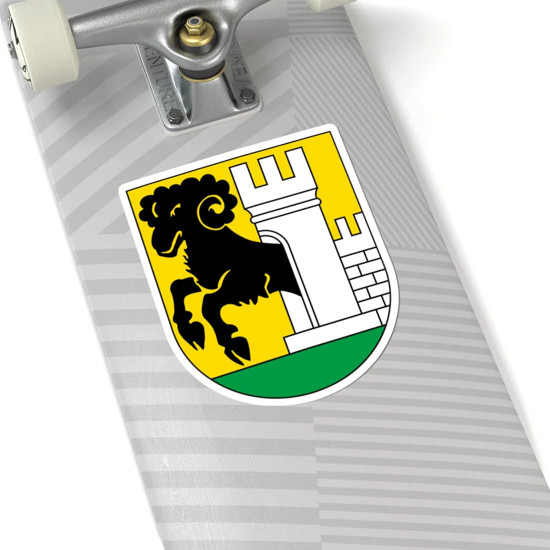 Schaffhausen-coat of arms (Switzerland) (Coat of Arms) STICKER Vinyl Kiss-Cut Decal - The Sticker Space