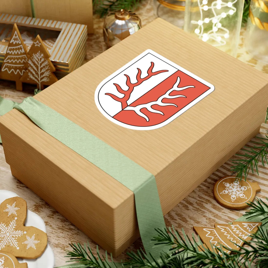 Schalchen coat of arms (Switzerland) (Coat of Arms) STICKER Vinyl Kiss-Cut Decal - The Sticker Space