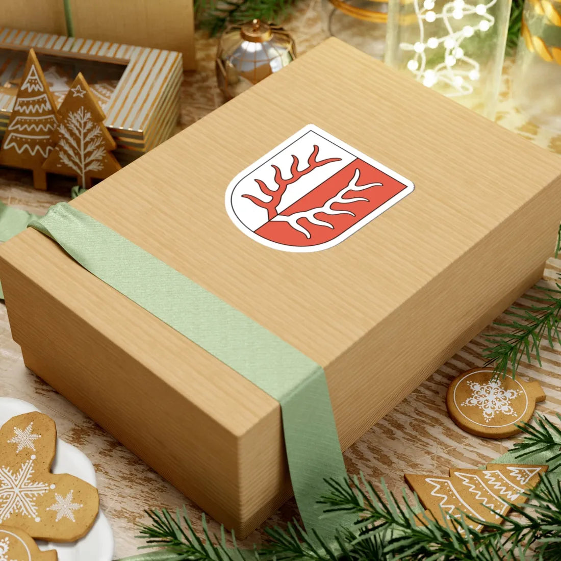 Schalchen coat of arms (Switzerland) (Coat of Arms) STICKER Vinyl Kiss-Cut Decal - The Sticker Space