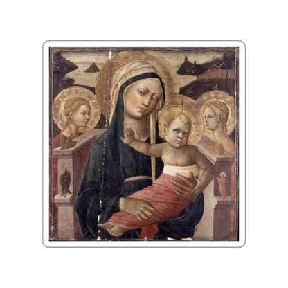SCHEGGIA - Madonna and Child Enthroned (Artwork) STICKER Vinyl Die-Cut Decal - The Sticker Space