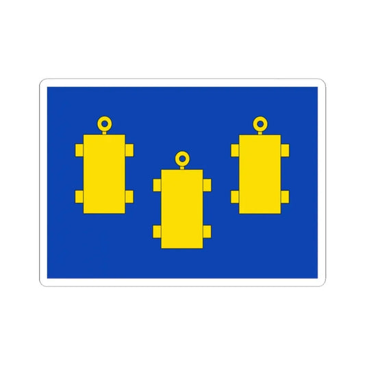 Schelle vlag (Belgium) STICKER Vinyl Kiss-Cut Decal 2 Inch White - The Sticker Space