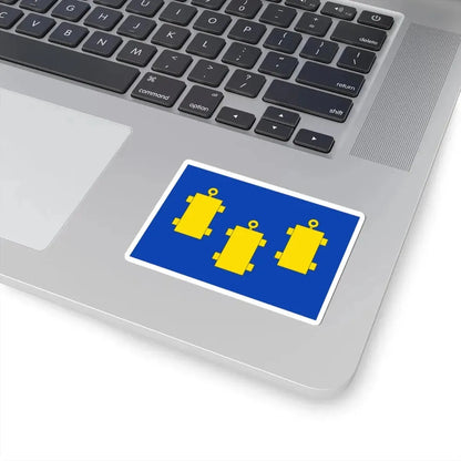 Schelle vlag (Belgium) STICKER Vinyl Kiss-Cut Decal - The Sticker Space