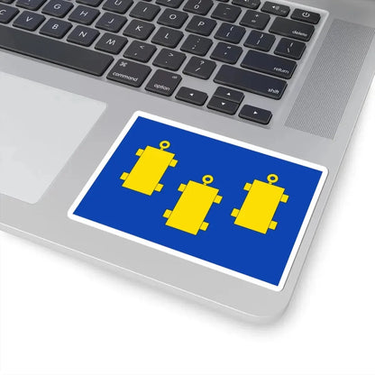 Schelle vlag (Belgium) STICKER Vinyl Kiss-Cut Decal - The Sticker Space