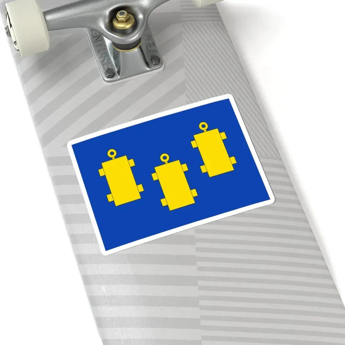 Schelle vlag (Belgium) STICKER Vinyl Kiss-Cut Decal - The Sticker Space