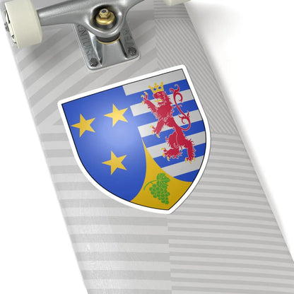 Schengen Coat of Arms (Luxembourg) (Coat of Arms) STICKER Vinyl Kiss-Cut Decal - The Sticker Space